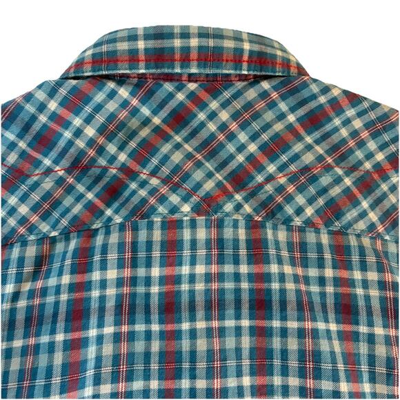 Columbia Snowy Nook Shirt Women’s XL Pink Long Sleeve Flannel Pearl Snap Western - Picture 11 of 15